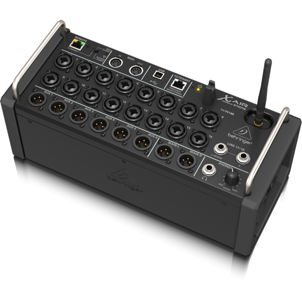 Behringer X AIR XR18. 18-Channel, 12-Bus Digital Mixer for iPad/Androi